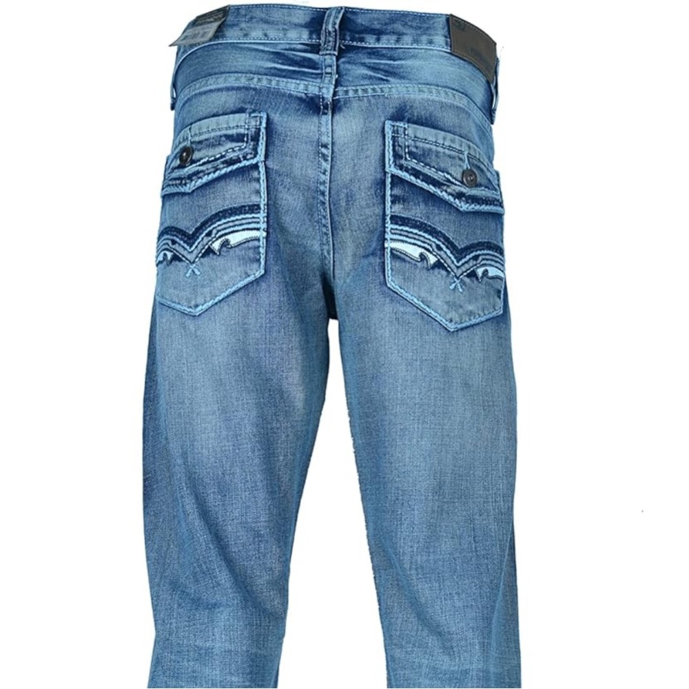 NWT Flypaper Men's Straight Leg 32/32 Jeans Classic Denim Style 100% Cotton